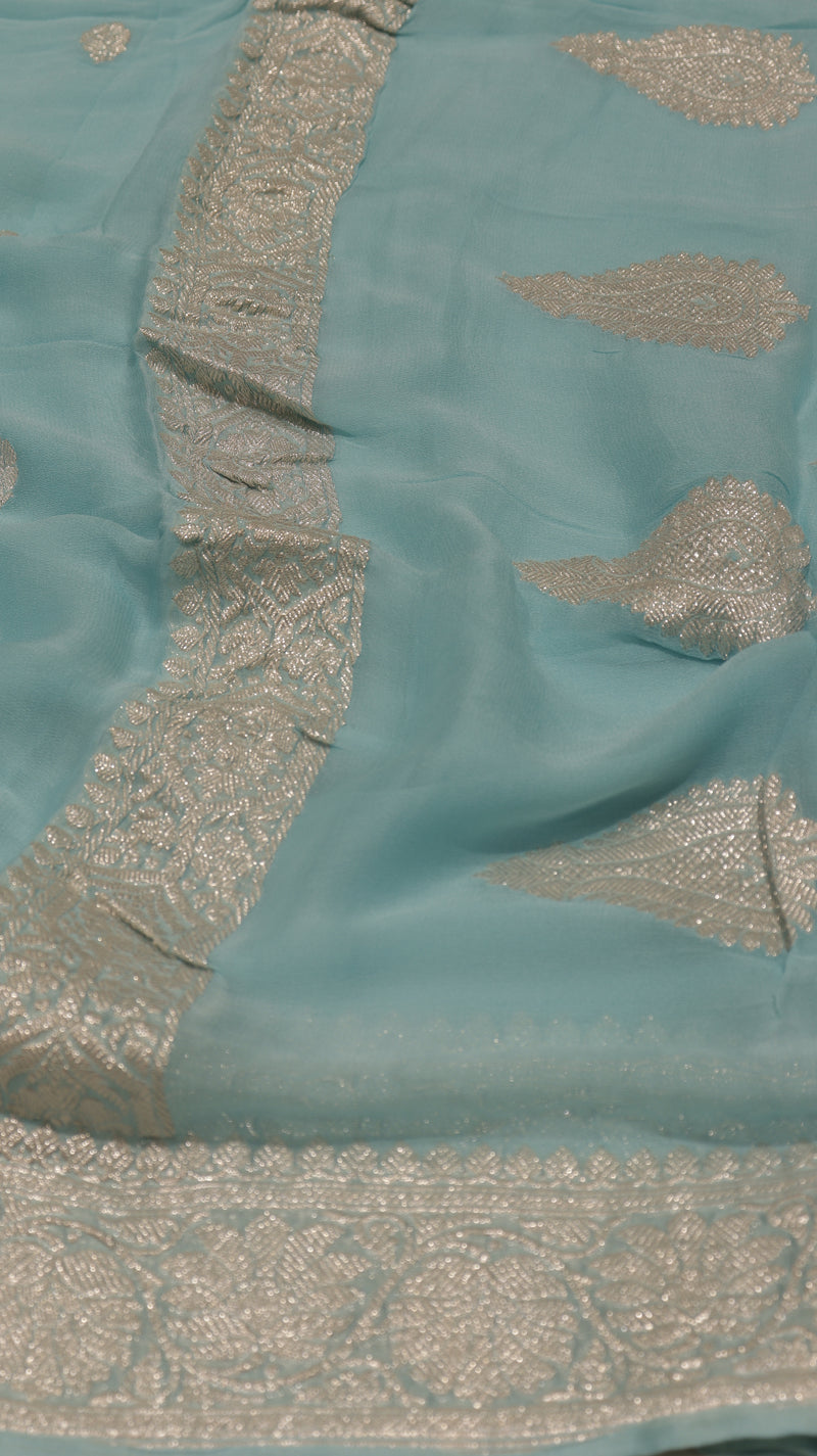 Handloom Khaddi Georgette Saree