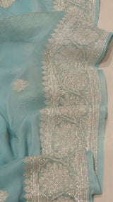 Handloom Khaddi Georgette Saree