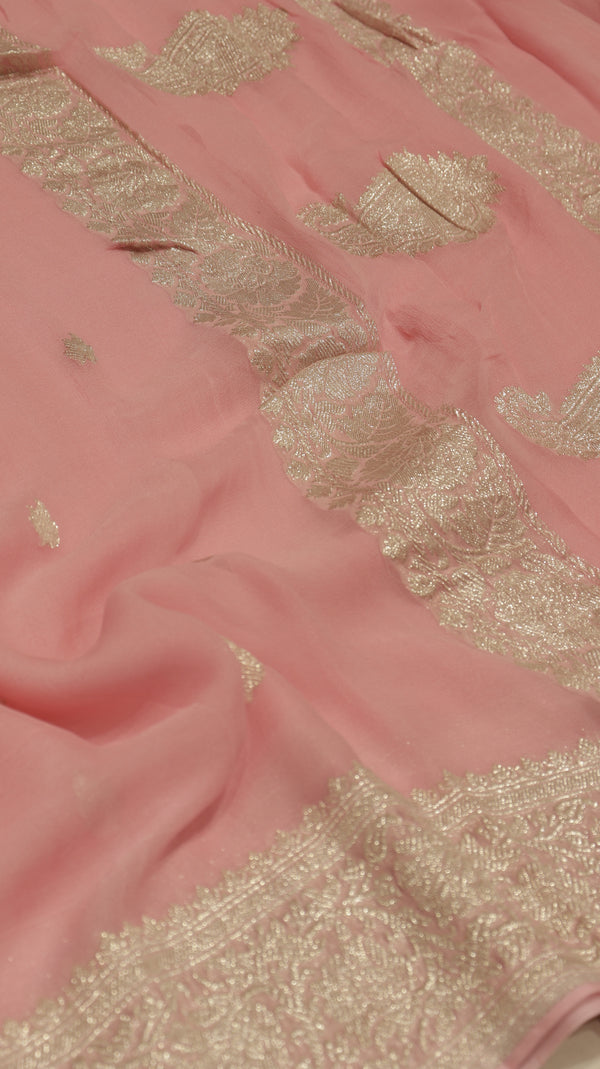 Handloom Khaddi Georgette Saree
