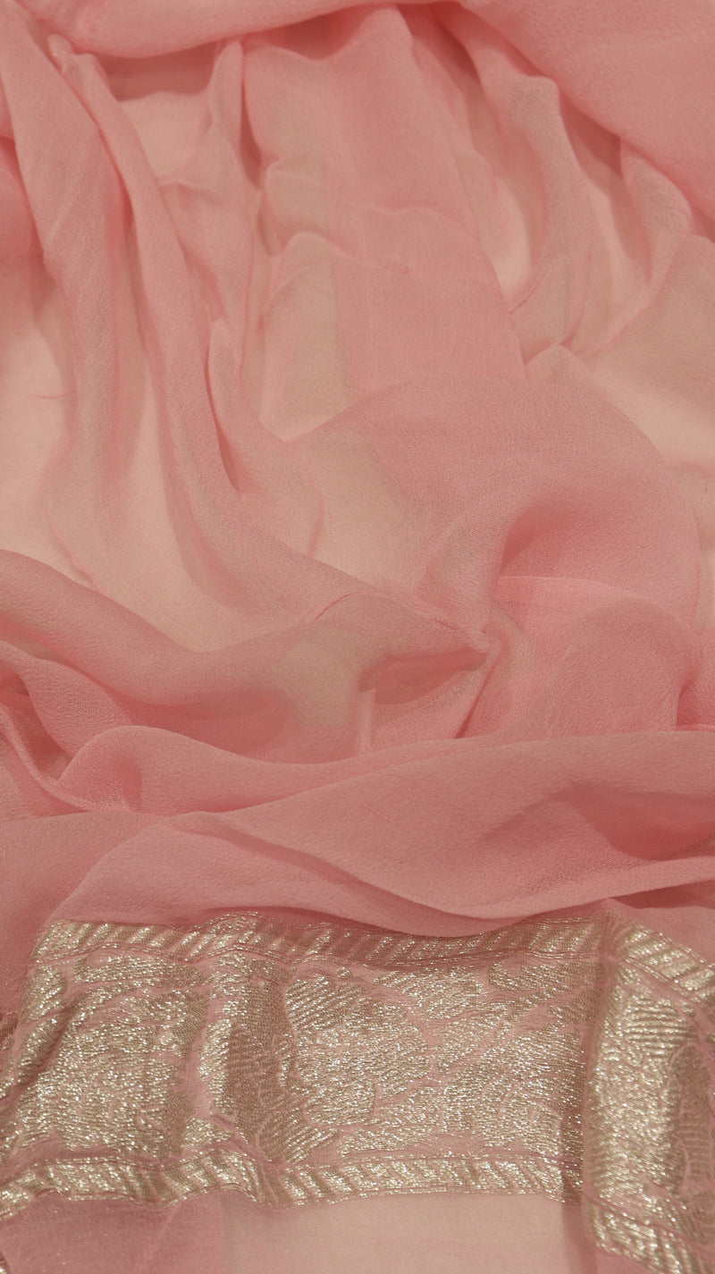 Handloom Khaddi Georgette Saree