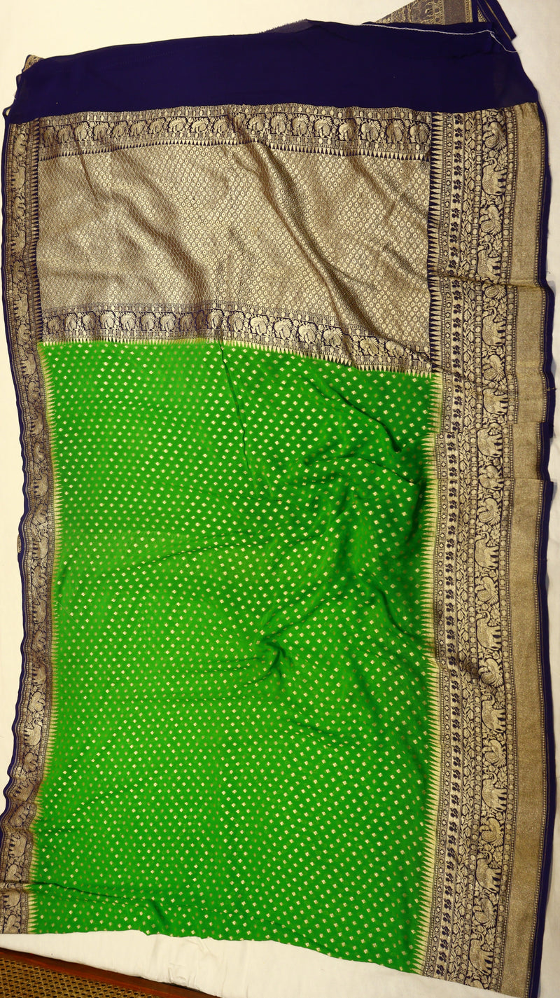 Handloom Khaddi Georgette Saree