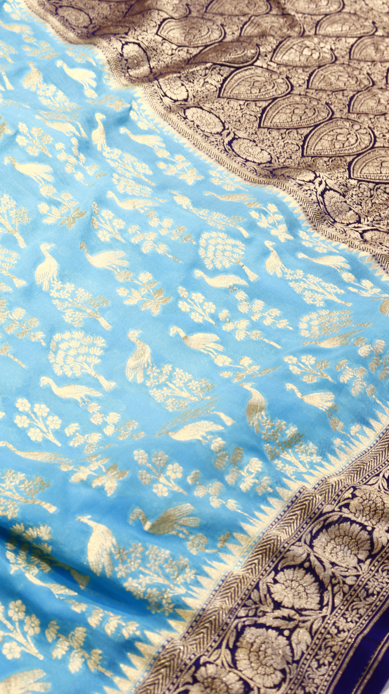 Handloom Khaddi Georgette Saree