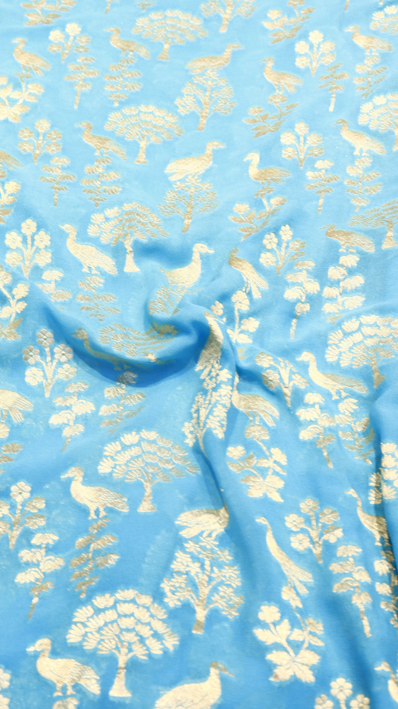Handloom Khaddi Georgette Saree