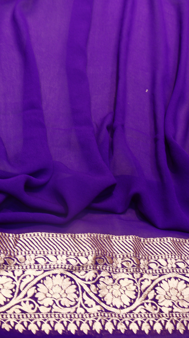 Handloom Khaddi Georgette Saree