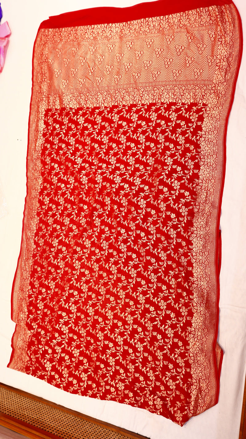 Handloom Khaddi Georgette Saree