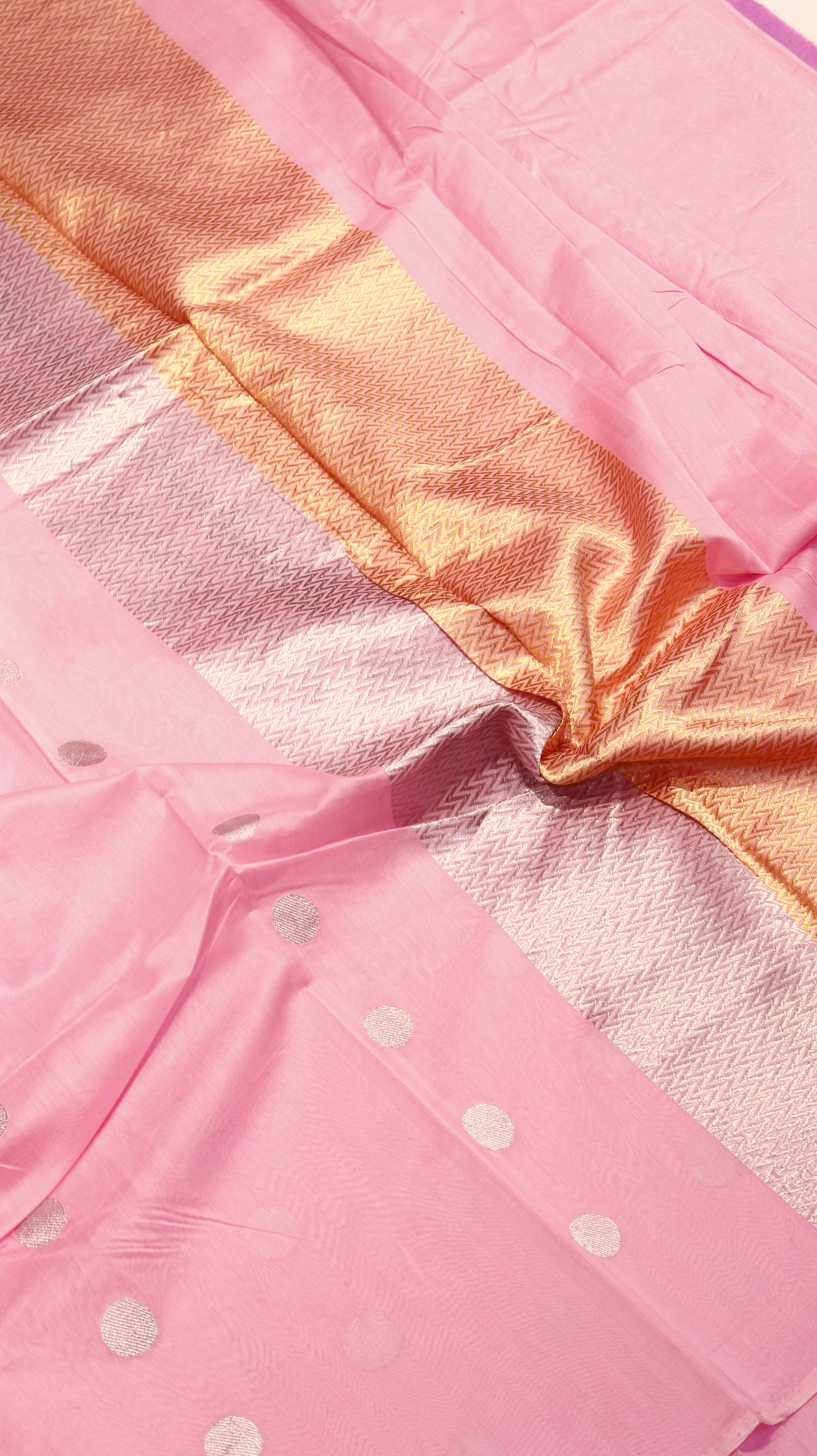 Handloom Pure Banarasi Cotton Saree