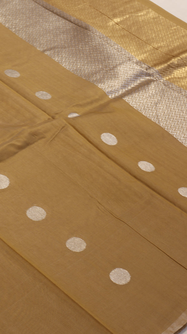Handloom Pure Banarasi Cotton Saree