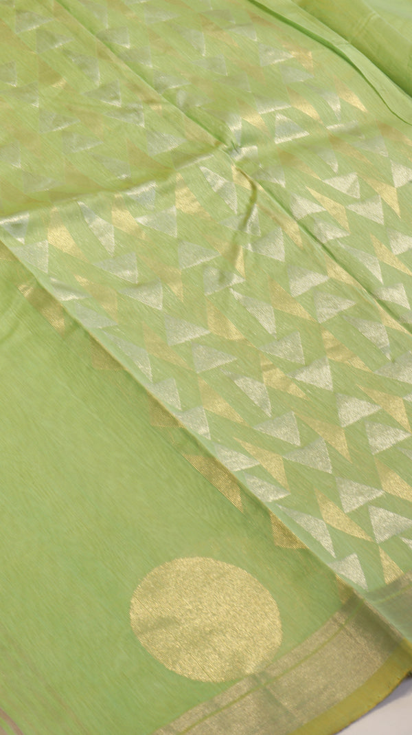 Handloom Pure Banarasi Cotton Saree