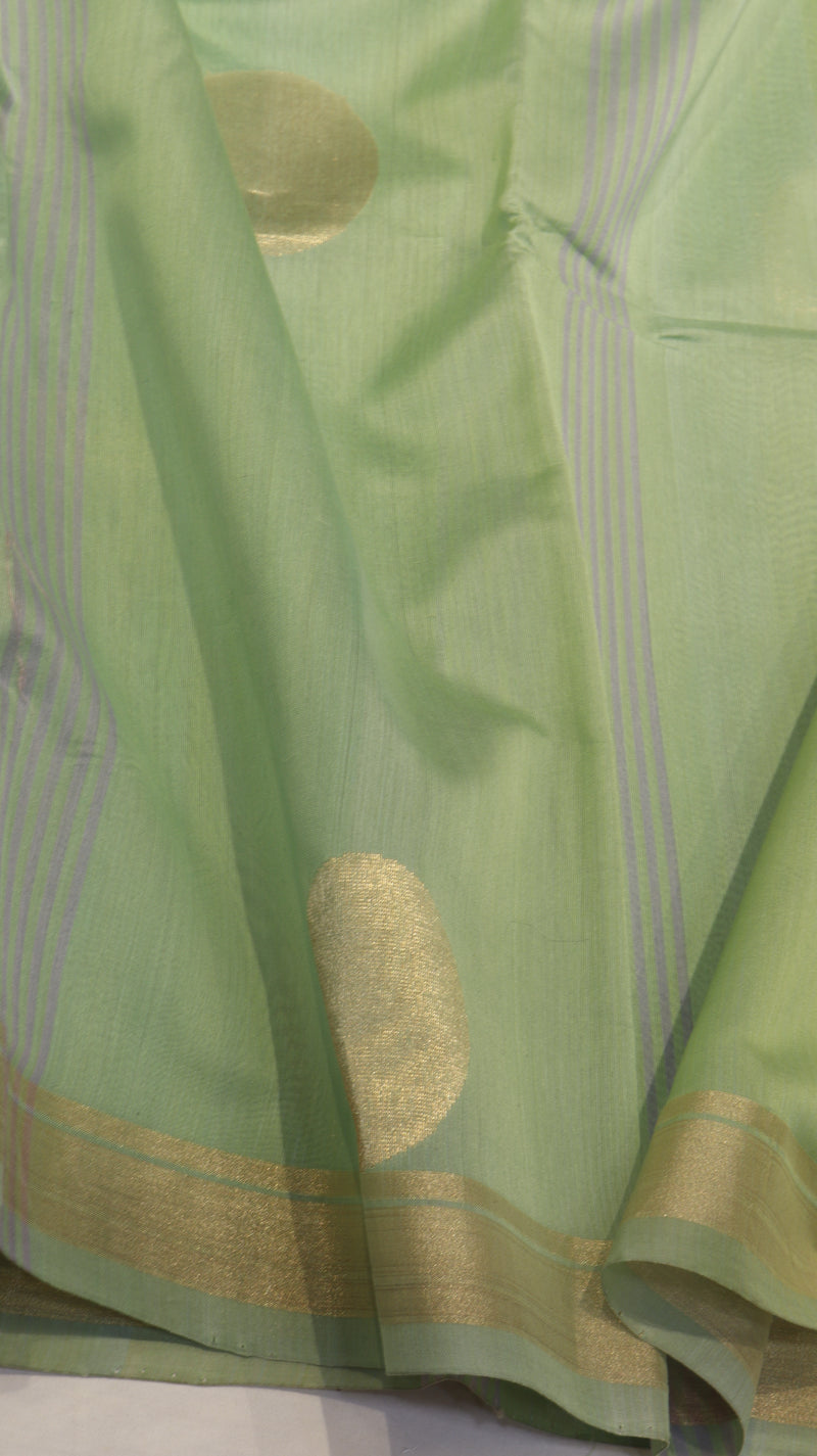 Handloom Pure Banarasi Cotton Saree