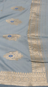 Handloom Pure Moonga Silk Dupatta aa