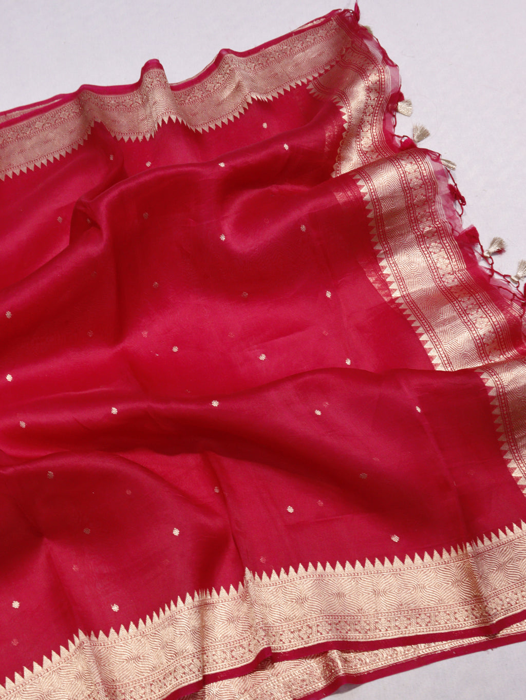 Banarasi Pure Soft Katan Silk Suit with Kora Silk Dupatta - Purple