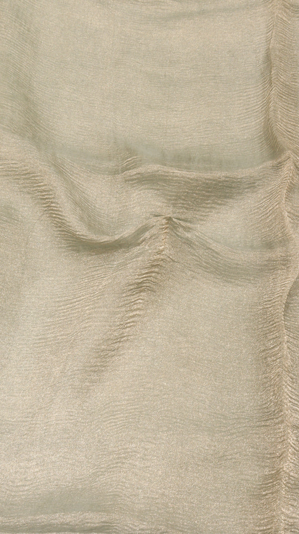 Handloom Pure Crushed Tissue Saree