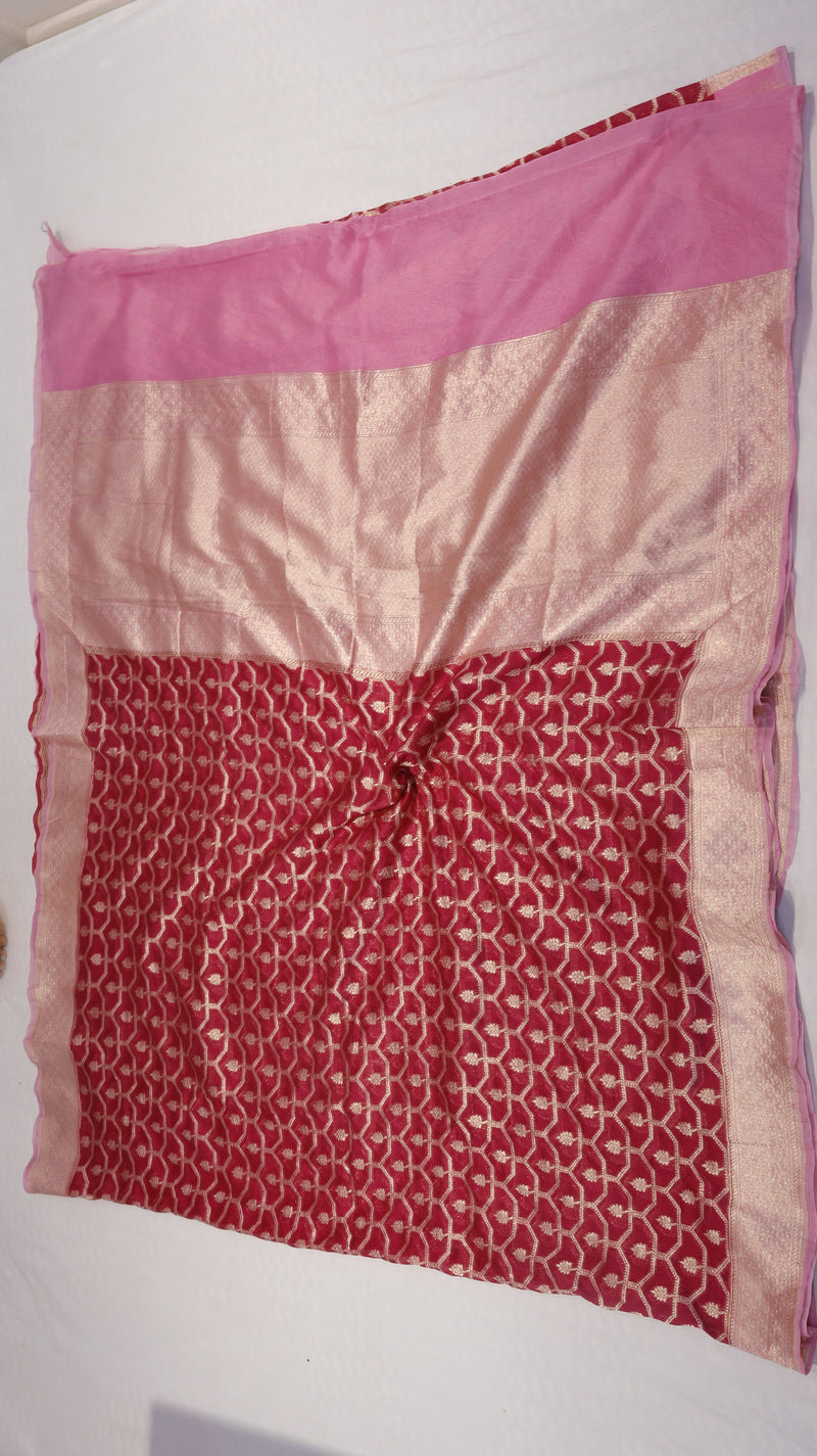 Pure Moonga Muslin Silk Saree