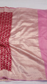Pure Moonga Muslin Silk Saree