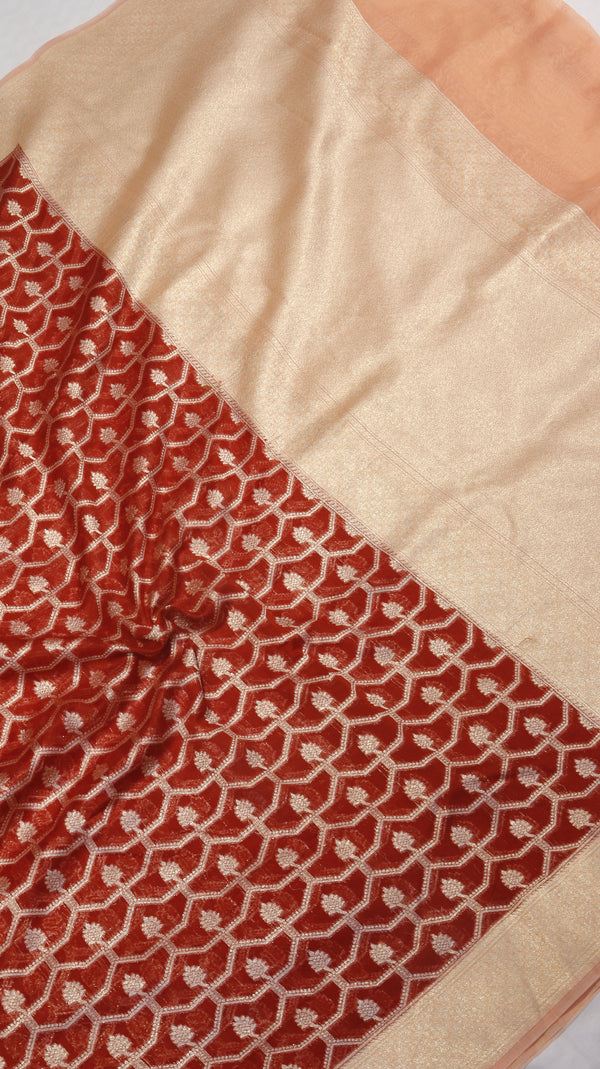 Pure Moonga Muslin Silk Saree