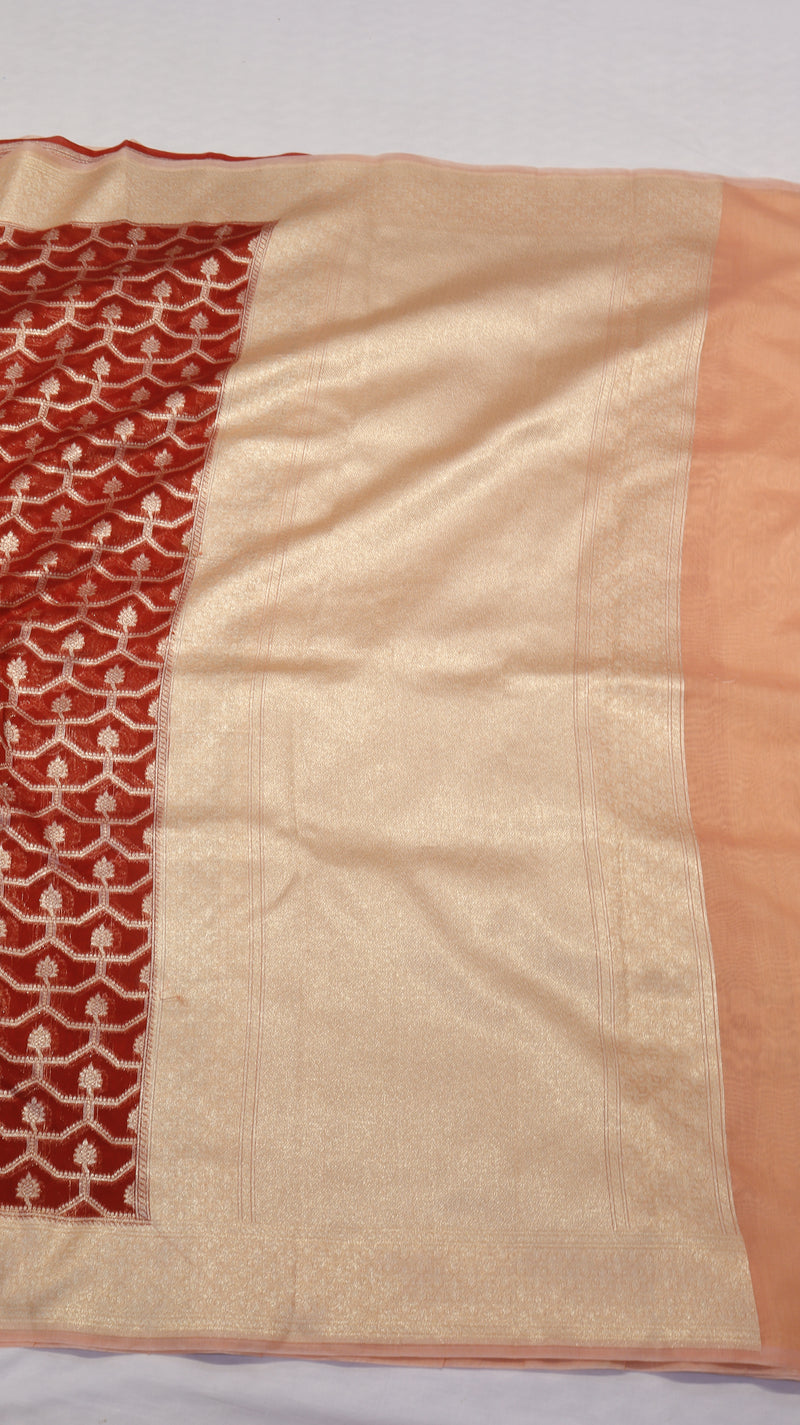 Pure Moonga Muslin Silk Saree