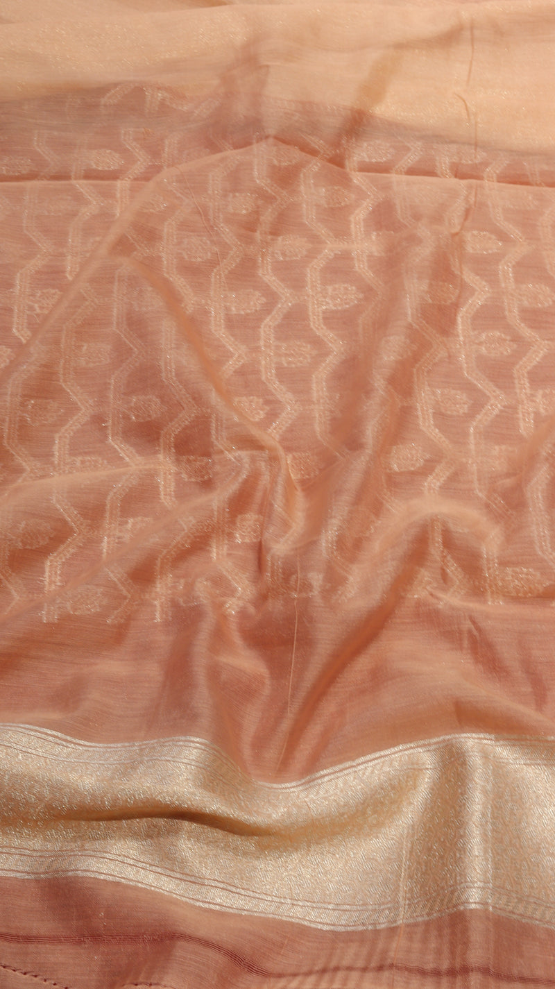 Pure Moonga Muslin Silk Saree