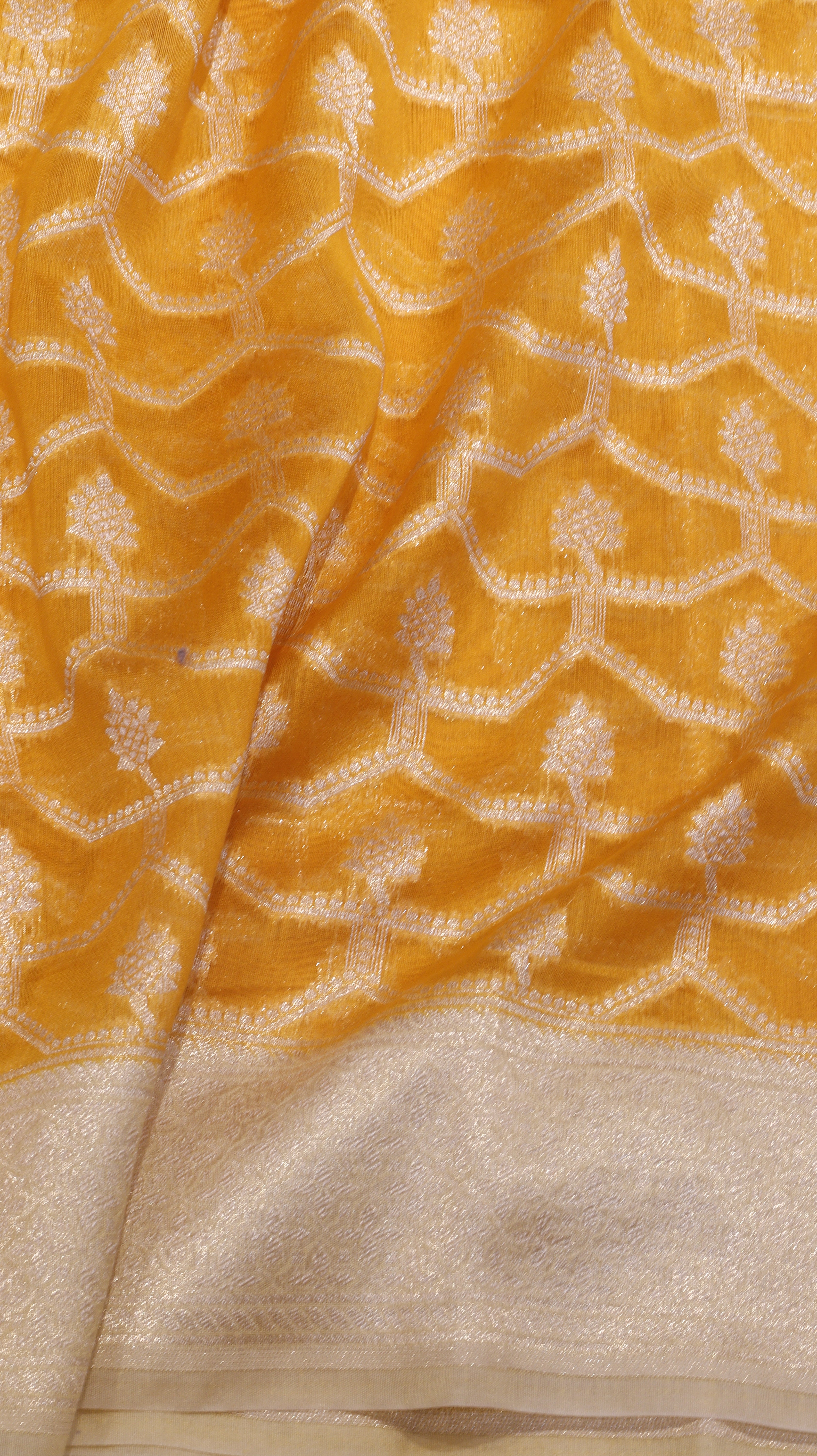 Pure Moonga Muslin Silk Saree