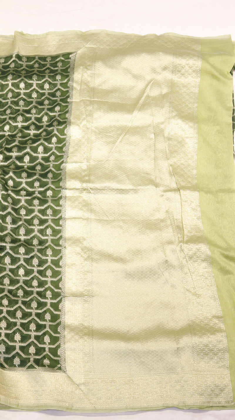 Pure Moonga Muslin Silk Saree