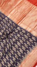 Pure Moonga Muslin Silk Saree