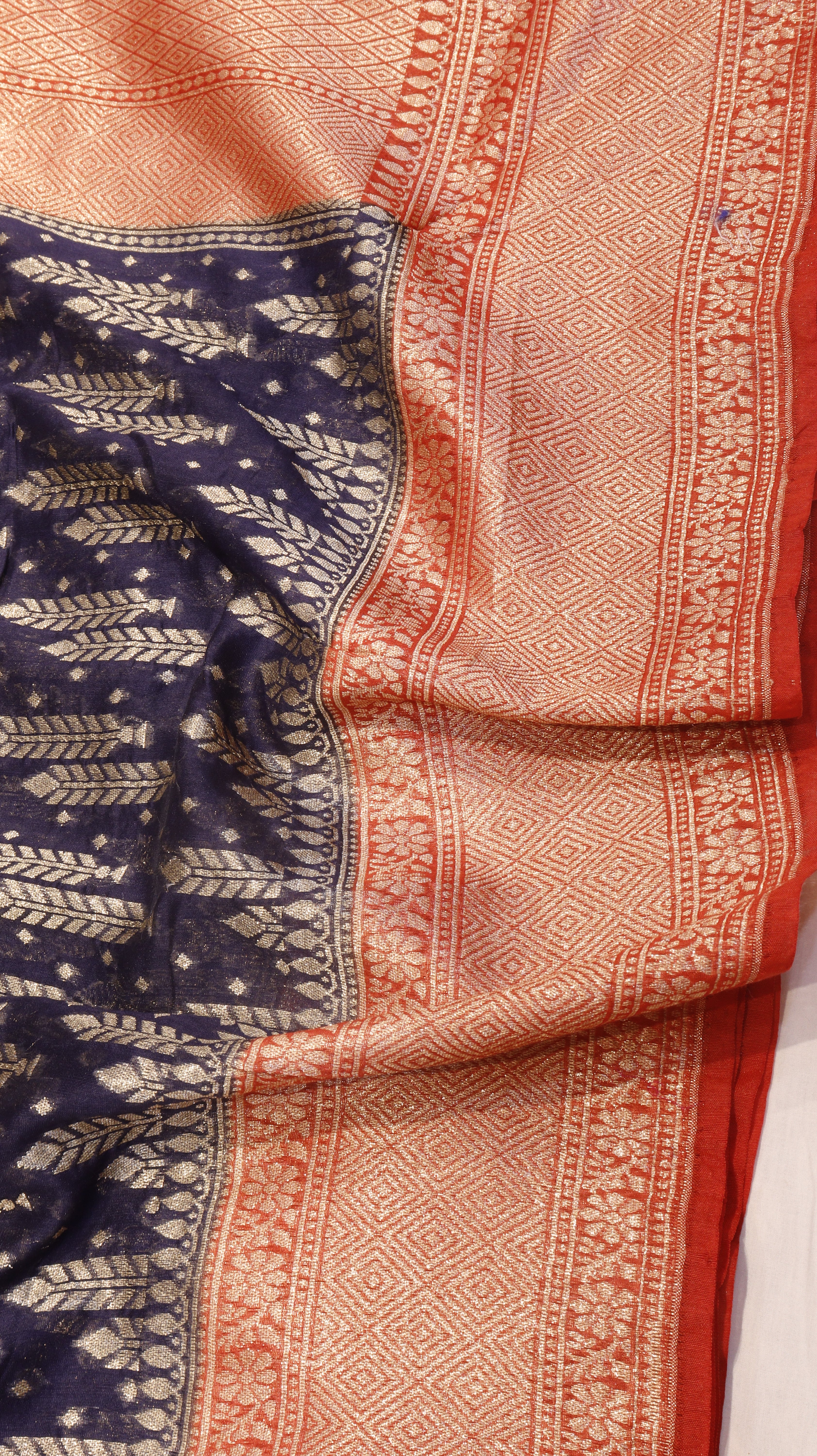 Pre-Order : Pure Moonga Muslin Silk Saree