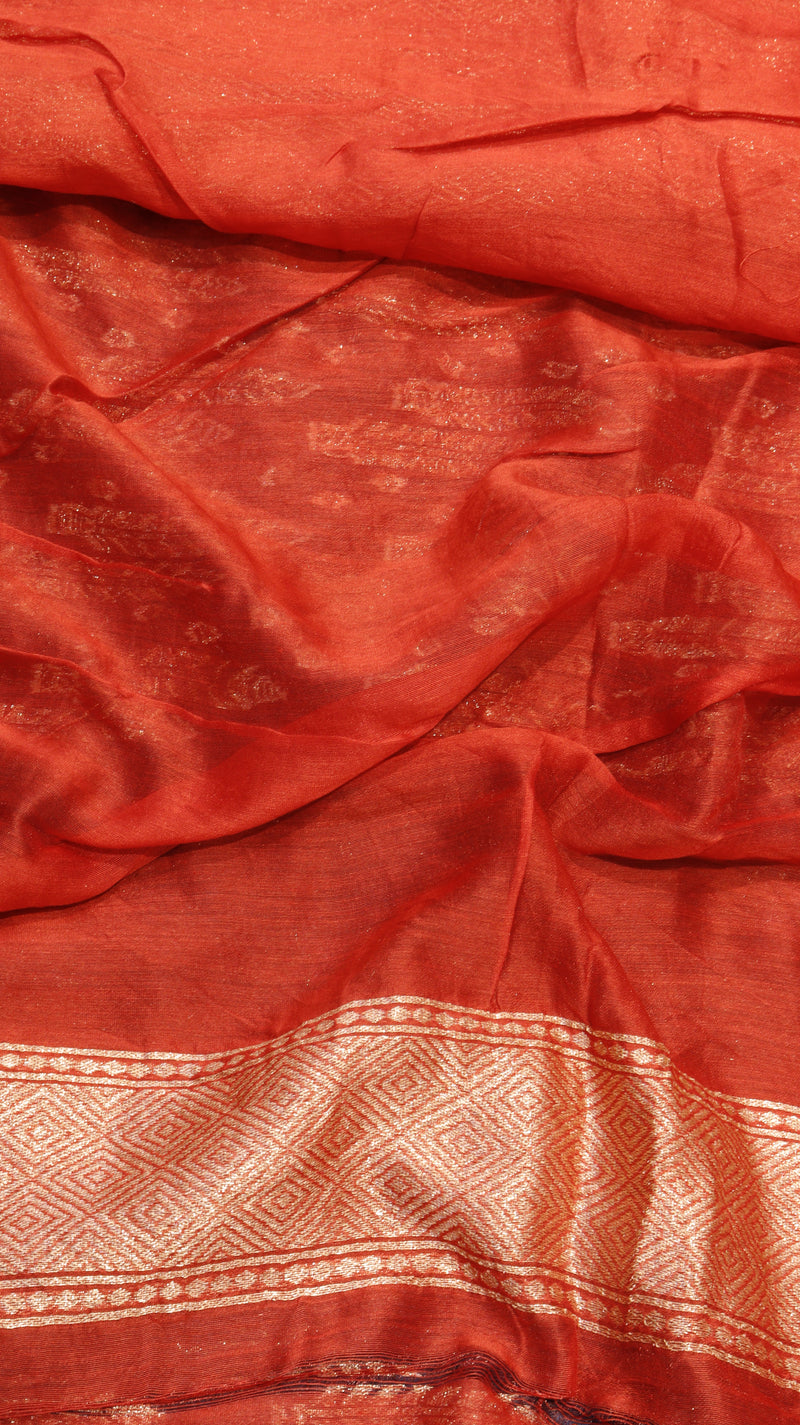 Pure Moonga Muslin Silk Saree