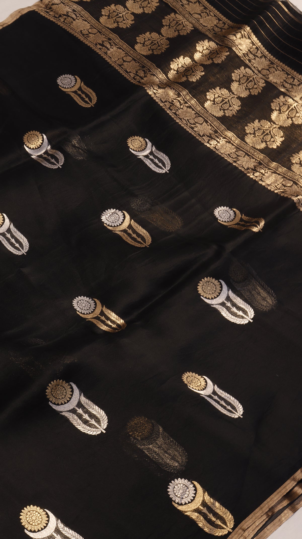 Handloom Pure Kora Silk Saree