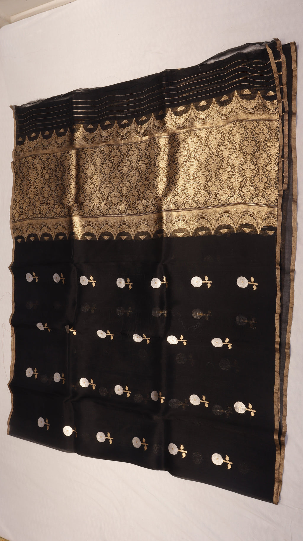 Pre-Order : Handloom Pure Kora Silk Saree