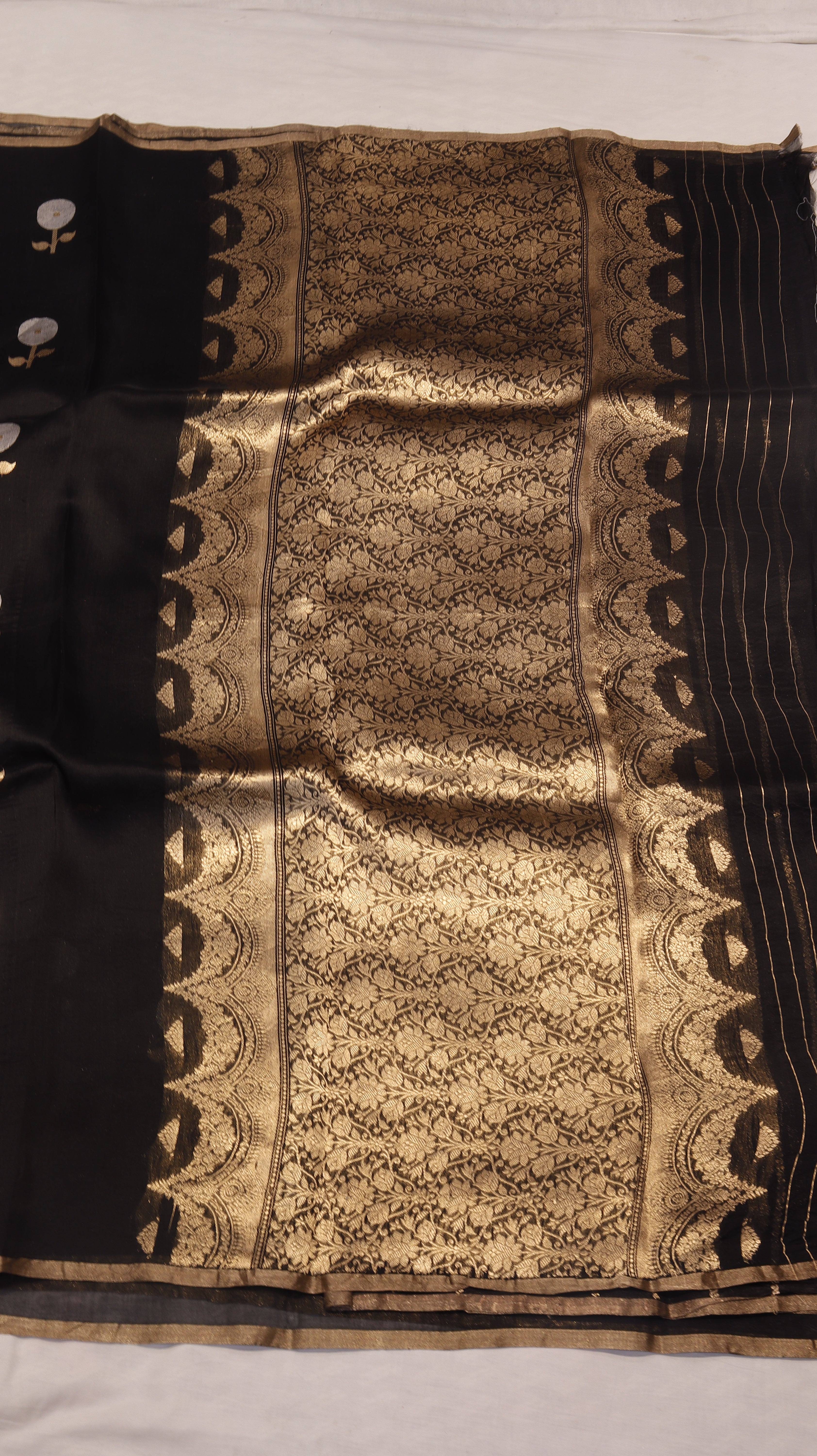 Pre-Order : Handloom Pure Kora Silk Saree
