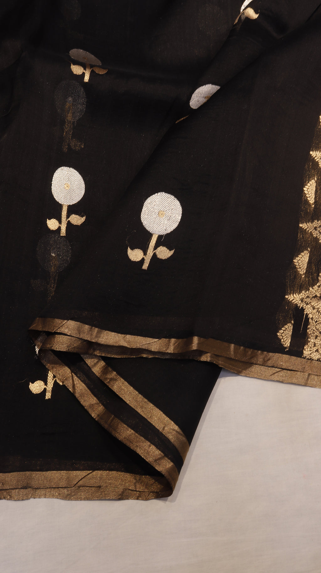 Pre-Order : Handloom Pure Kora Silk Saree