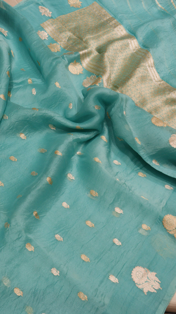 Pure Handloom Kora Silk Saree
