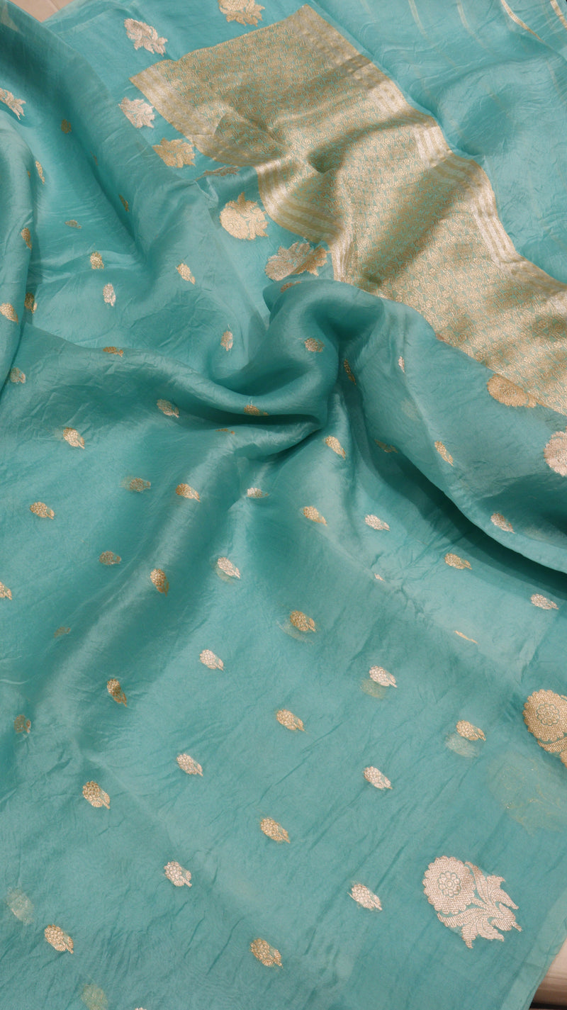 Pure Handloom Kora Silk Saree