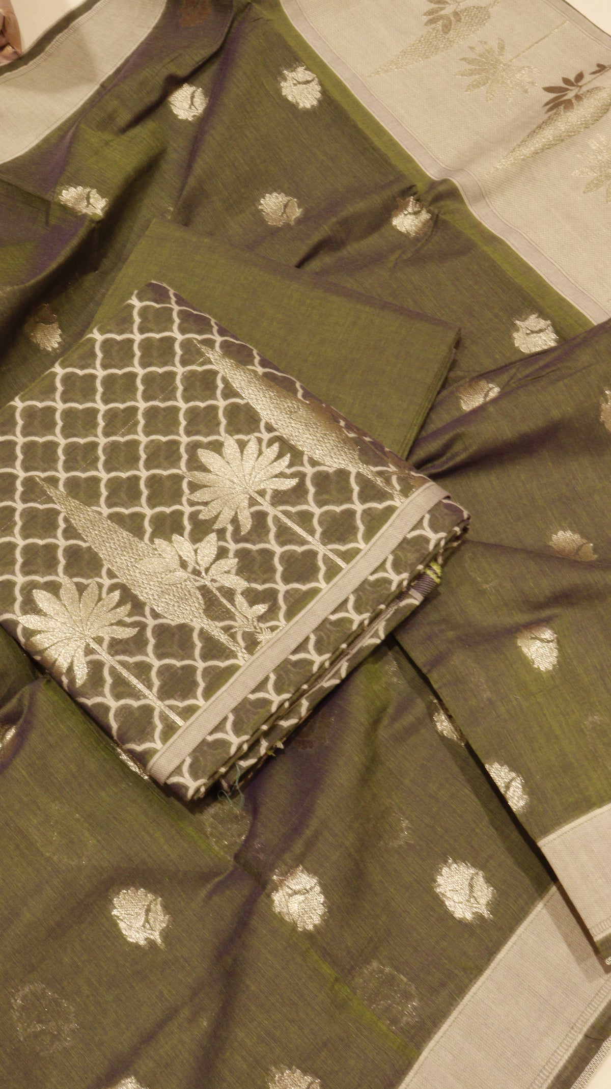 Jamdani Mul Cotton Suit Set