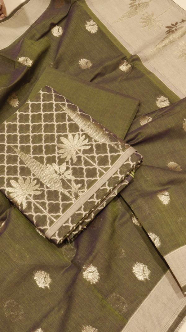 Jamdani Mul Cotton Suit Set