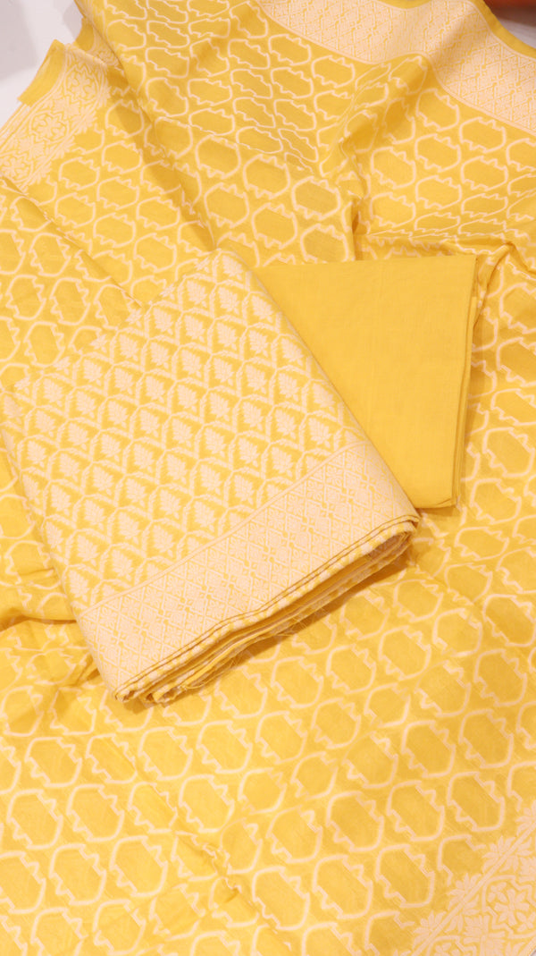 Jamdani Mul Cotton Suit Set