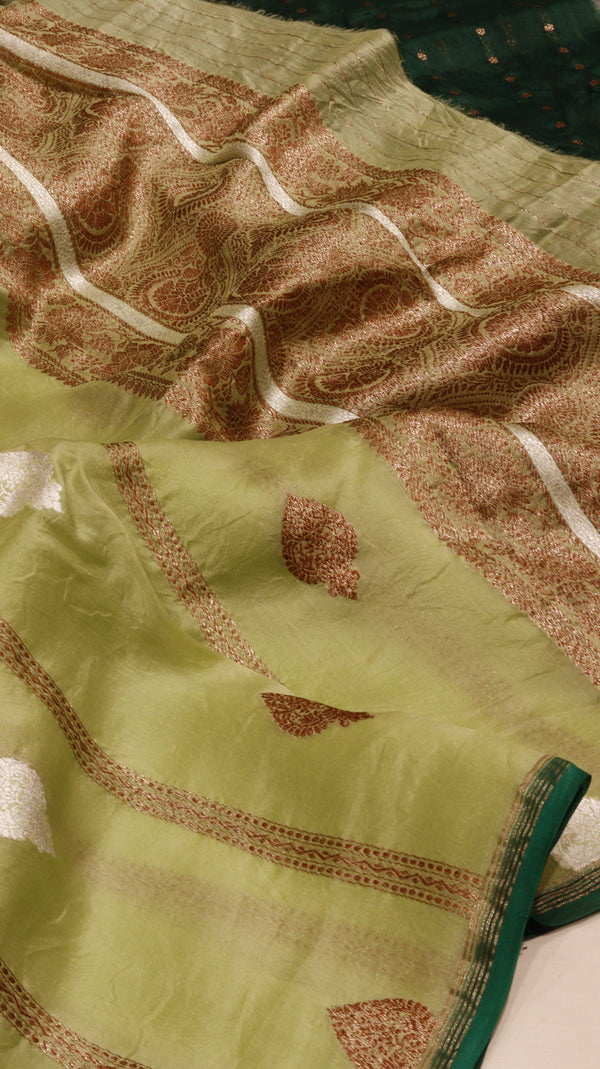 Pure Handloom Kora Silk Saree