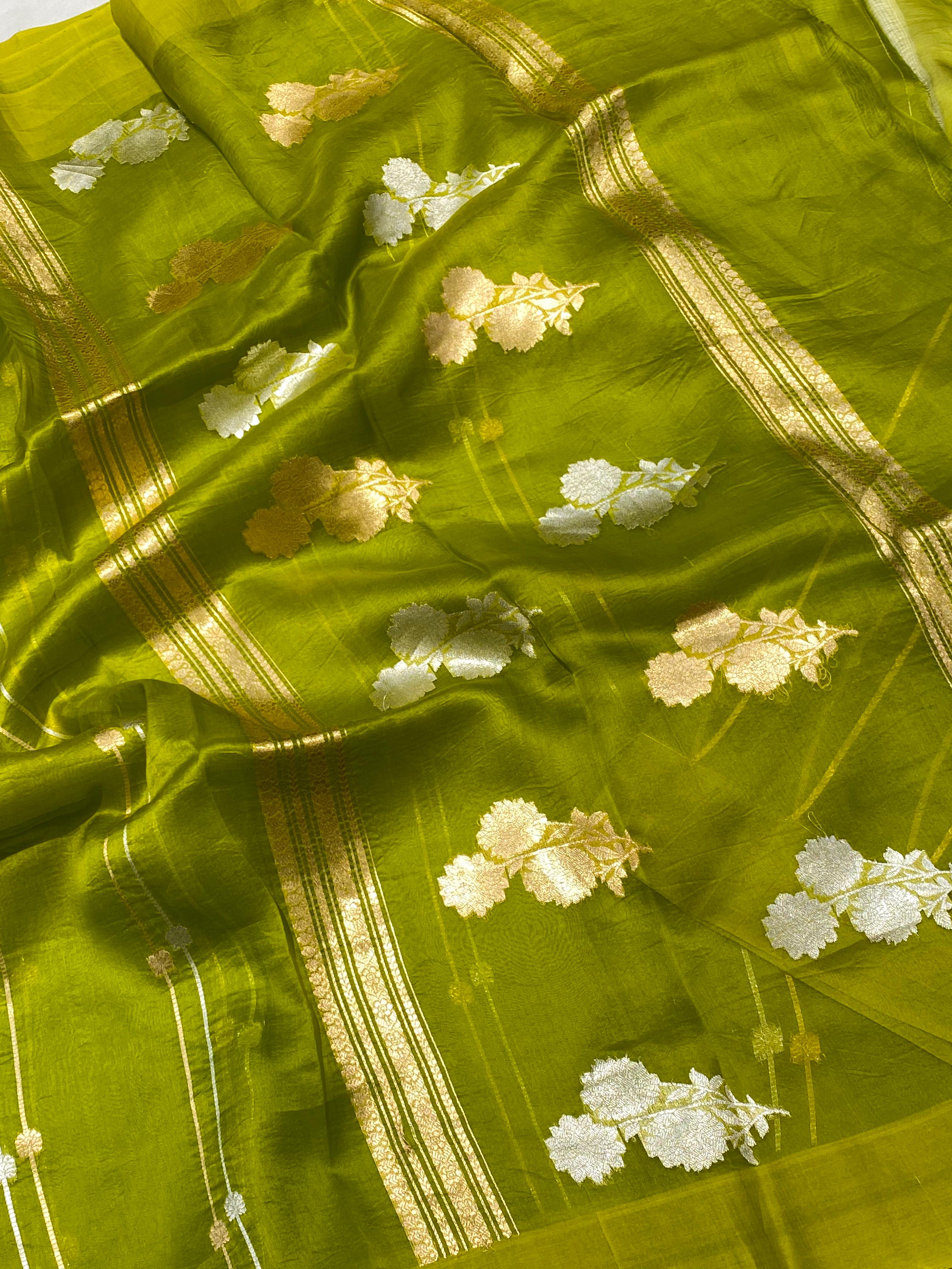 Pre-order:Handloom Pure Kora Silk Saree