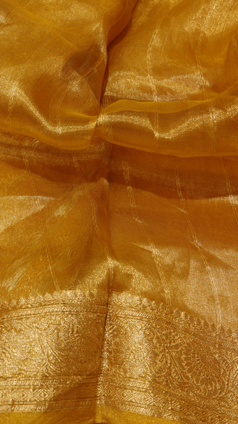 Glass Tissue Silk Saree