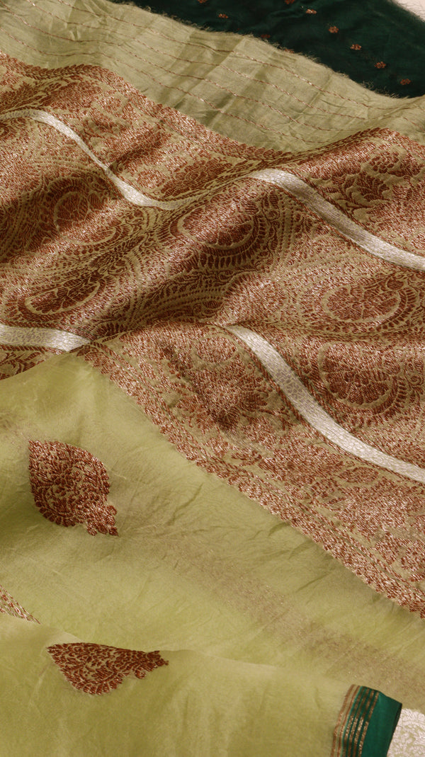Pure Handloom Kora Silk Saree