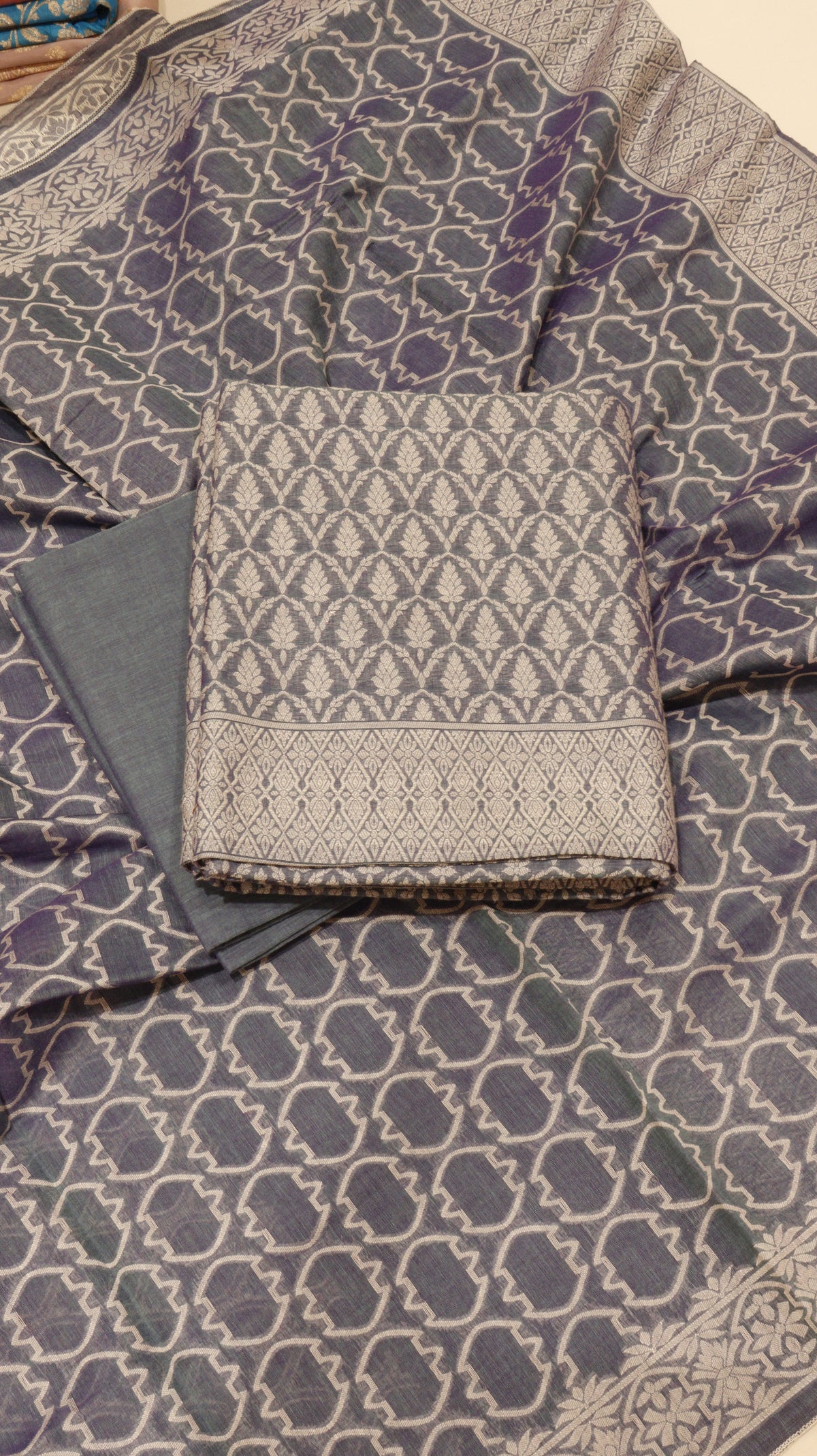 Jamdani Mul Cotton Suit