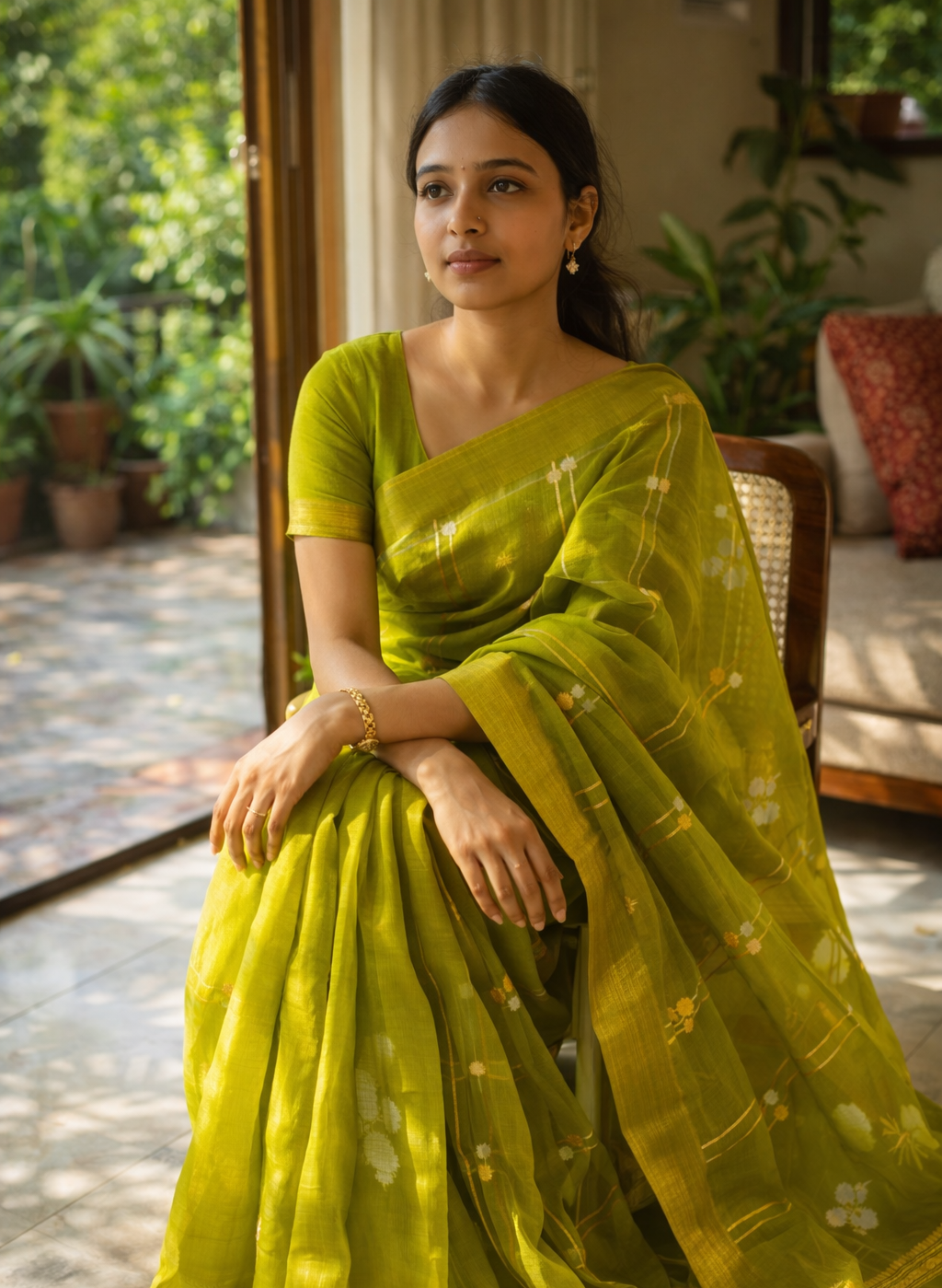 Pre-order:Handloom Pure Kora Silk Saree