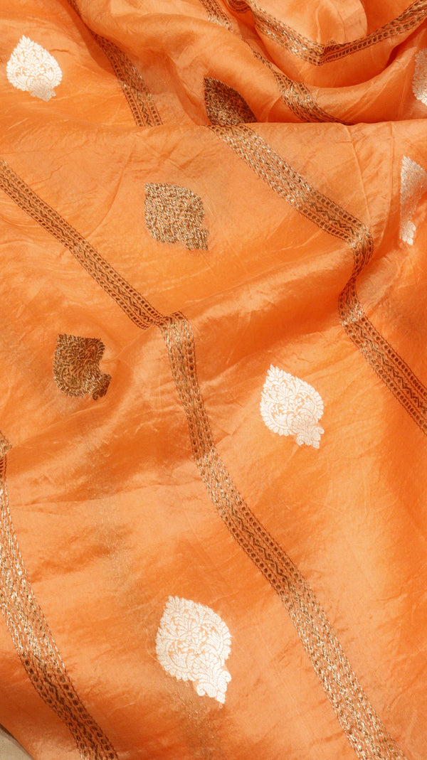 Pure Handloom Kora Silk Saree