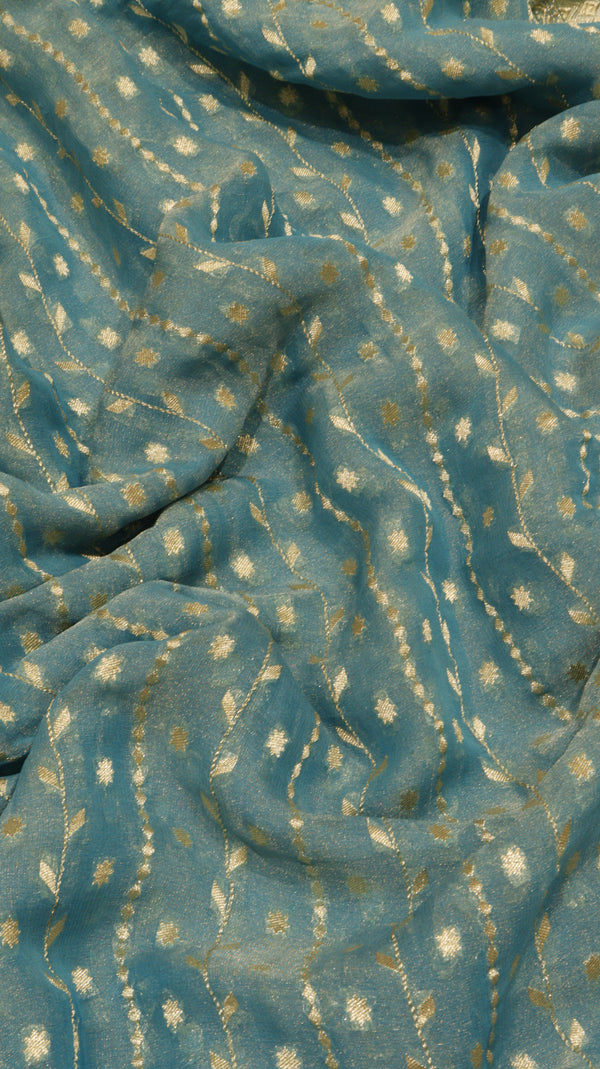Handloom Pure Tissue Gorgeotte Saree