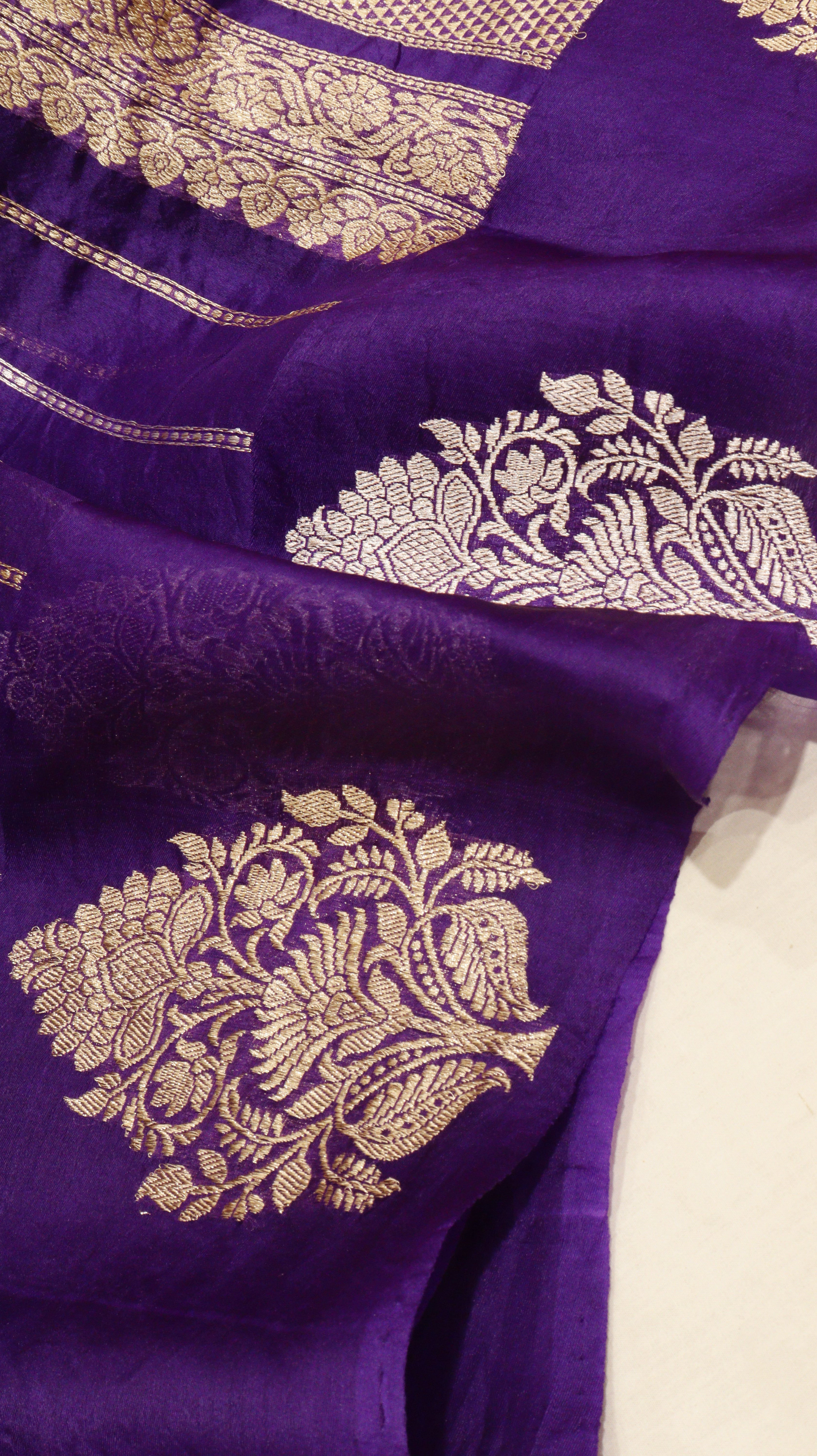 Handloom Pure Kora Silk Saree