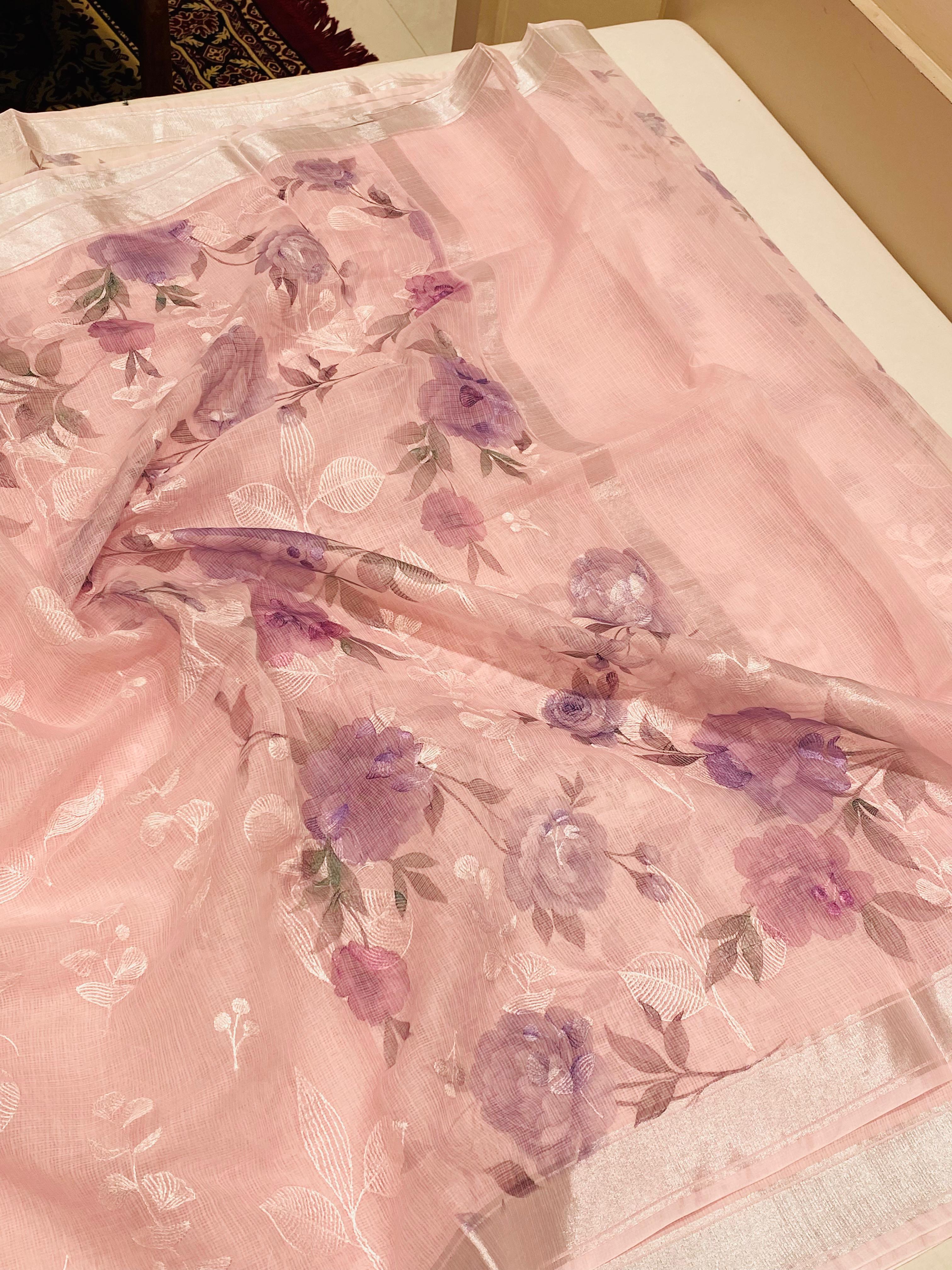 Semi Kota cotton saree