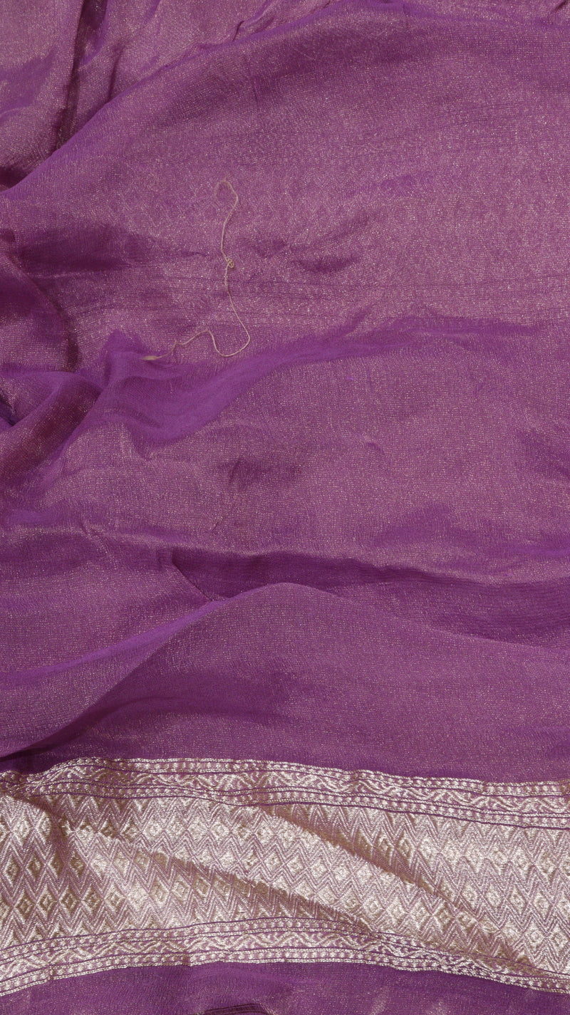 Handloom Pure Tissue Gorgeotte Saree