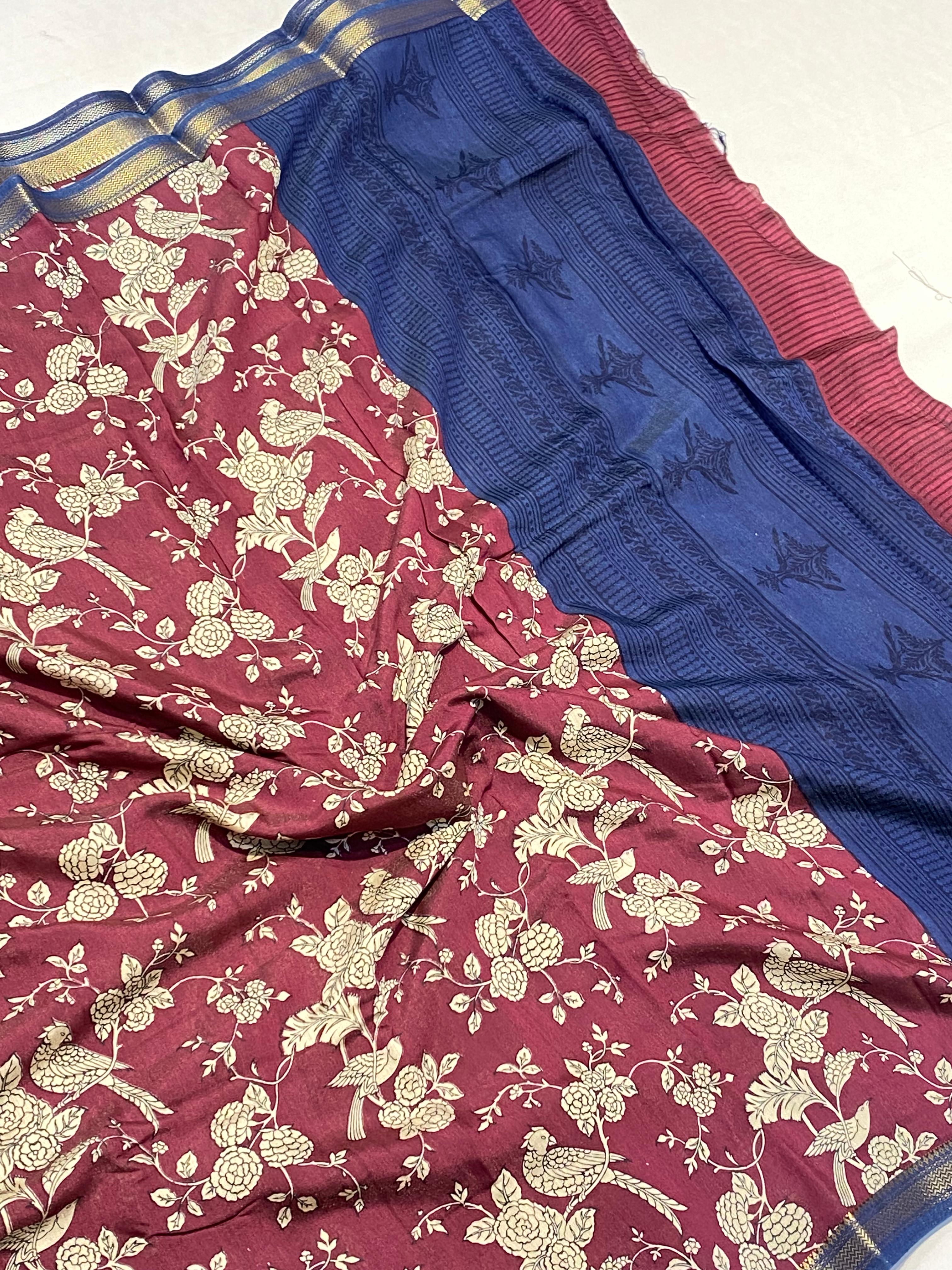 Semi Moonga saree