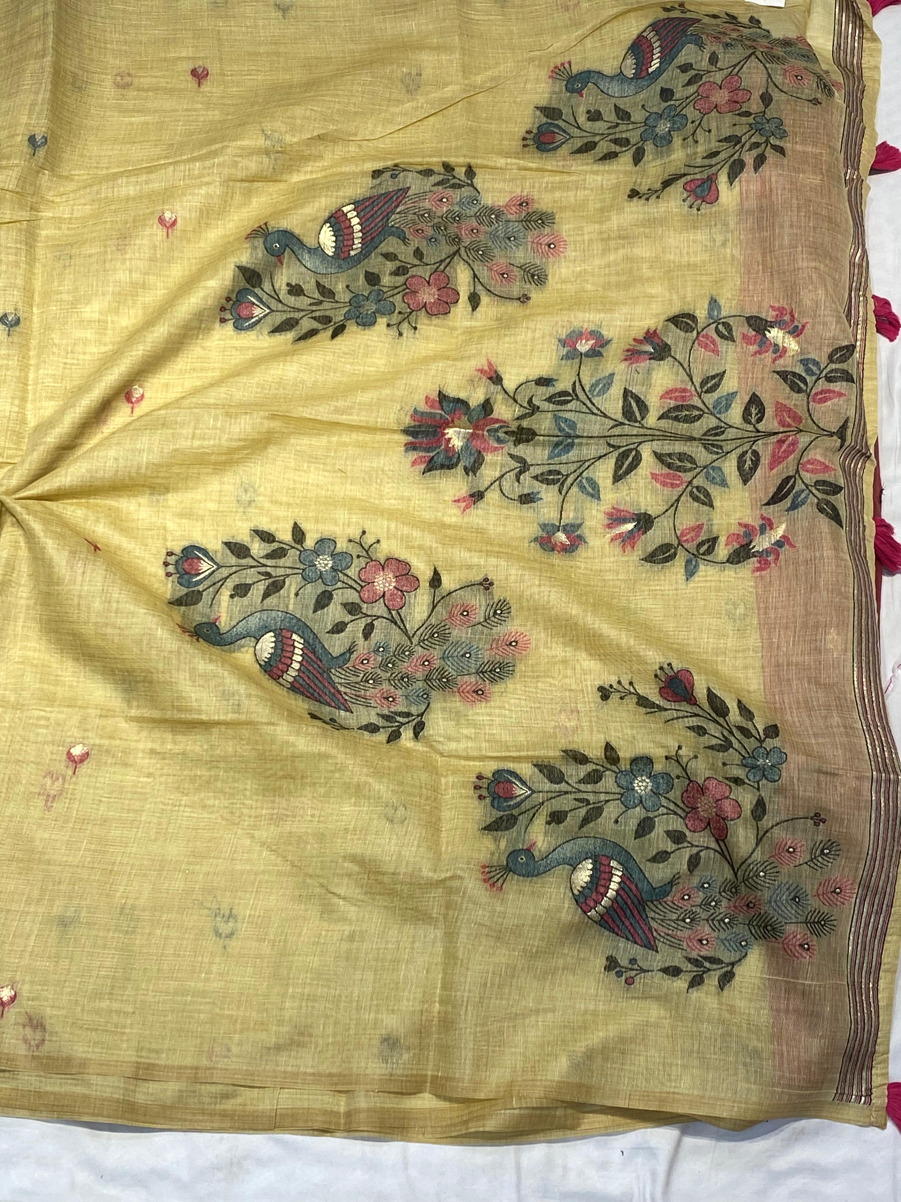 Semi Muslin Saree