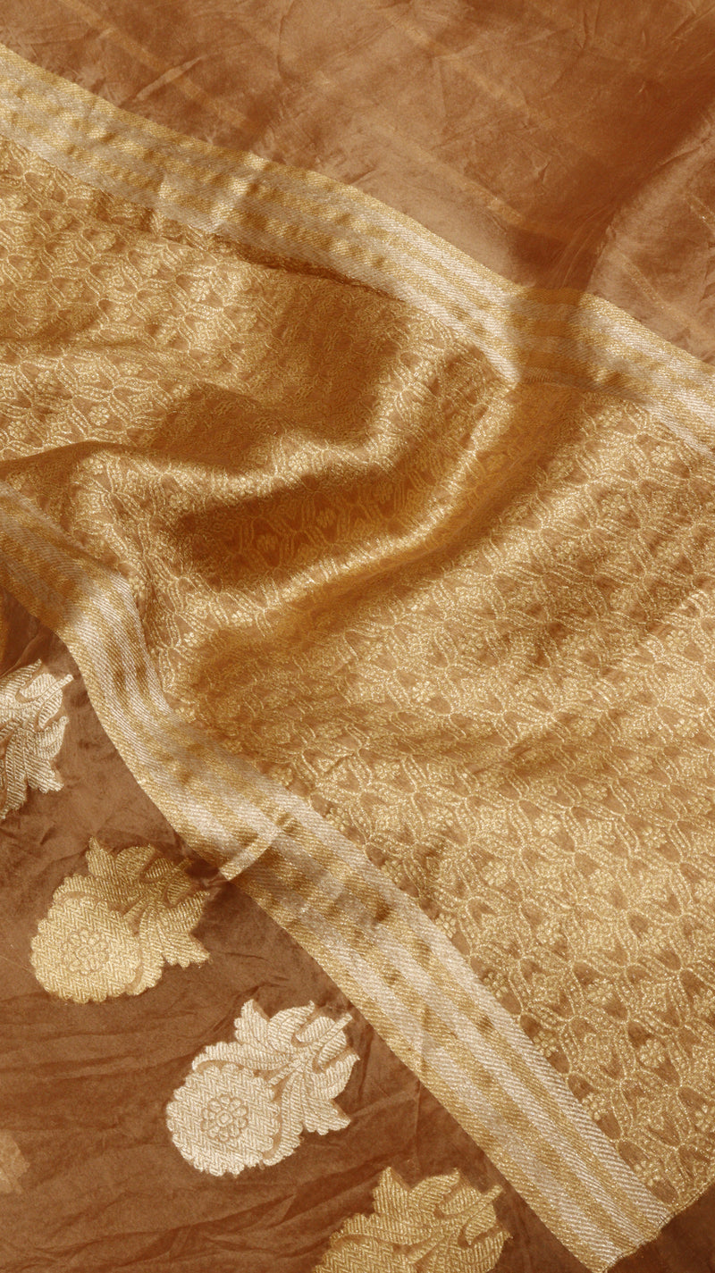 Pure Handloom Kora Silk Saree