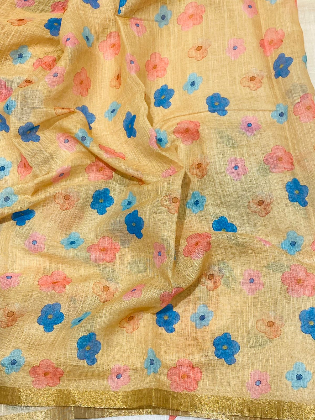Semi Muslin Saree